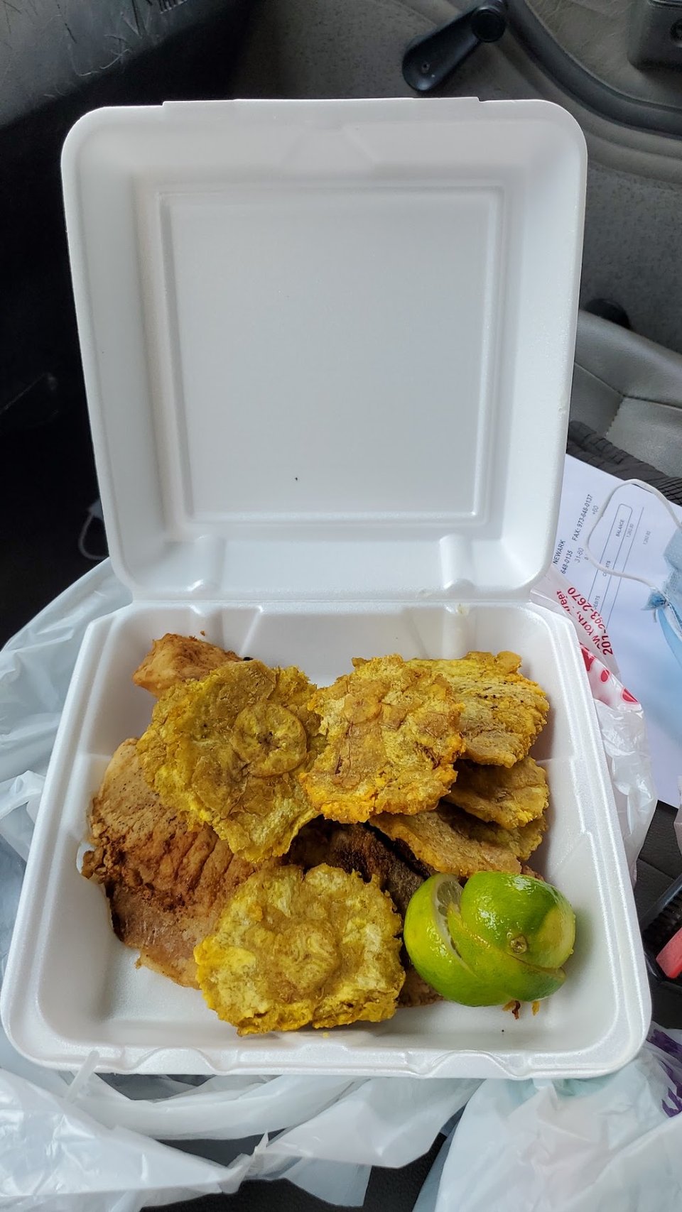 Fish Fillet and Tostones