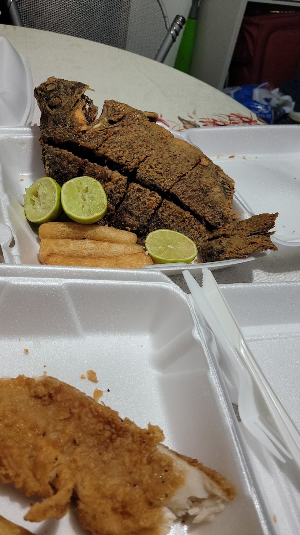 Fish Fillet and Fried Yuca Fries