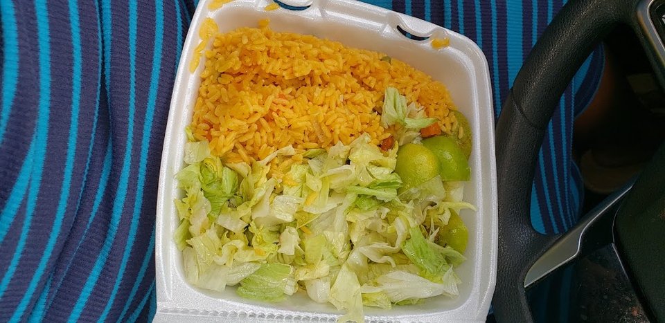Rice and Salad